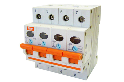 Выключатель нагрузки (мини-рубильник) ВН-32 4P 100A TDM